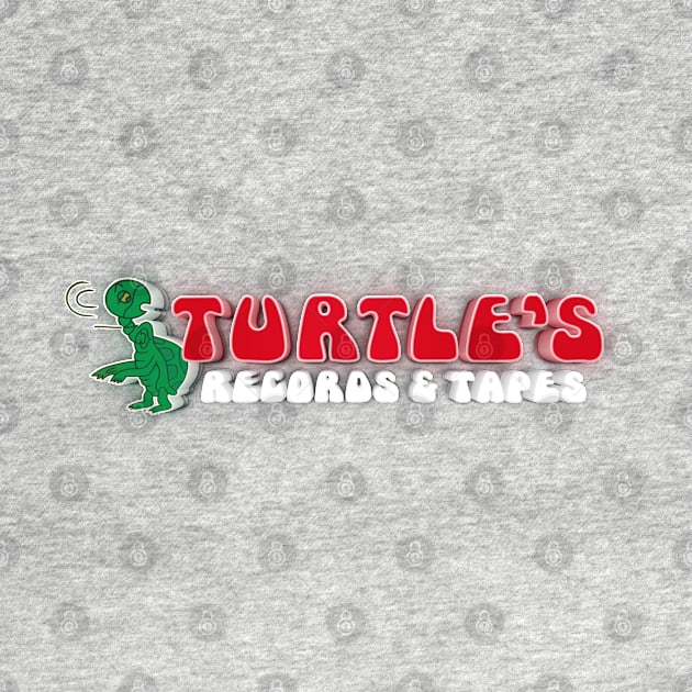 Turtle's Records & Tapes - 3D Logo by RetroZest
